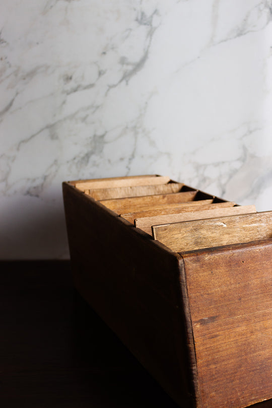 antique french wooden boîte à lettres