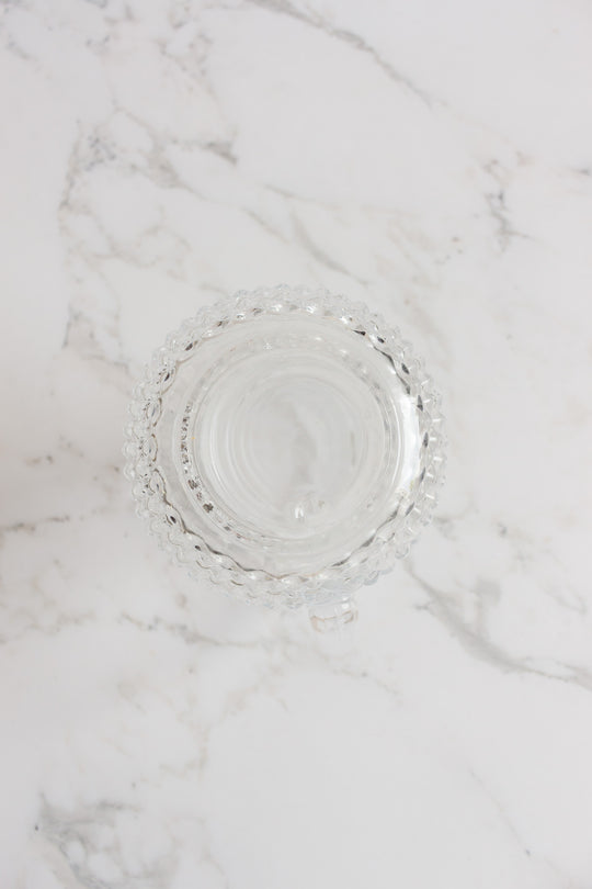 vintage french cristal d'arques water pitcher