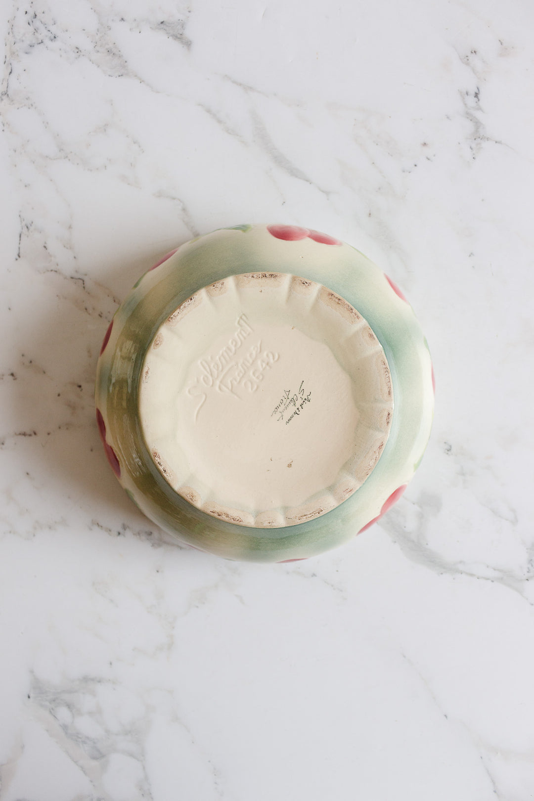 antique french sarreguemines majolica dish set