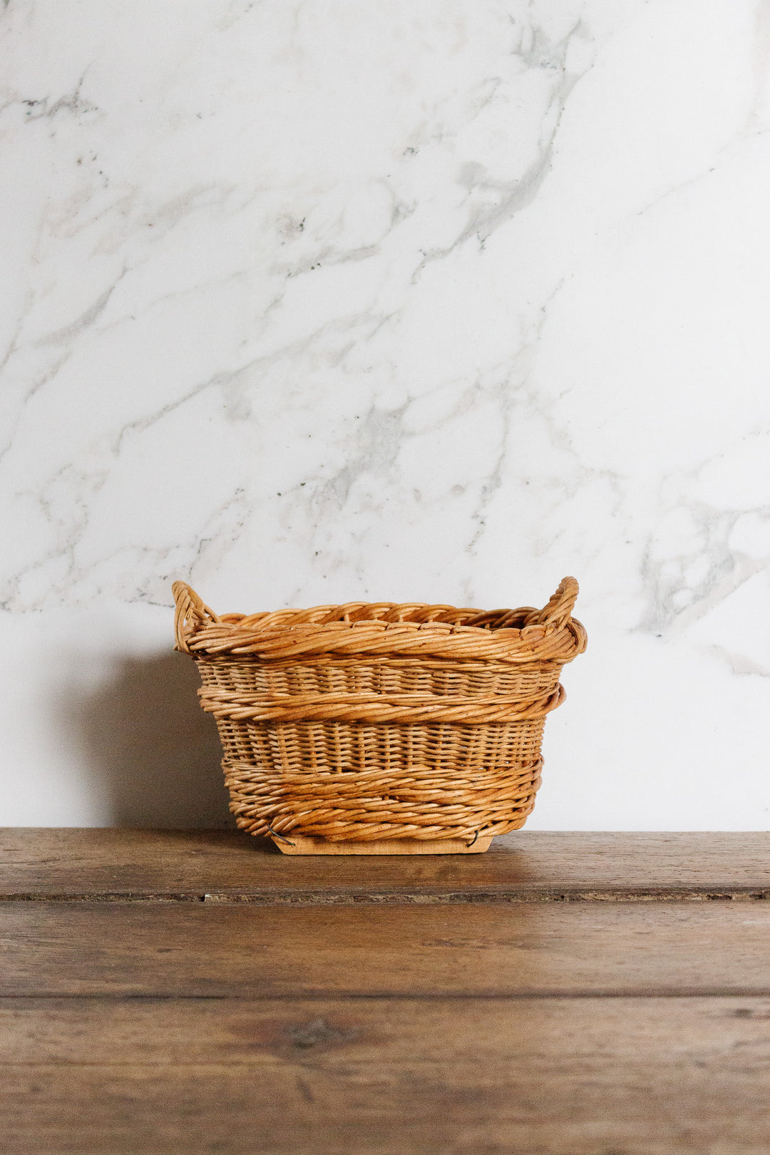 vintage french "panier carré"