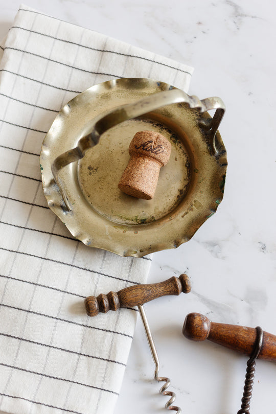 vintage english silverplate bonbon dish with poinçons