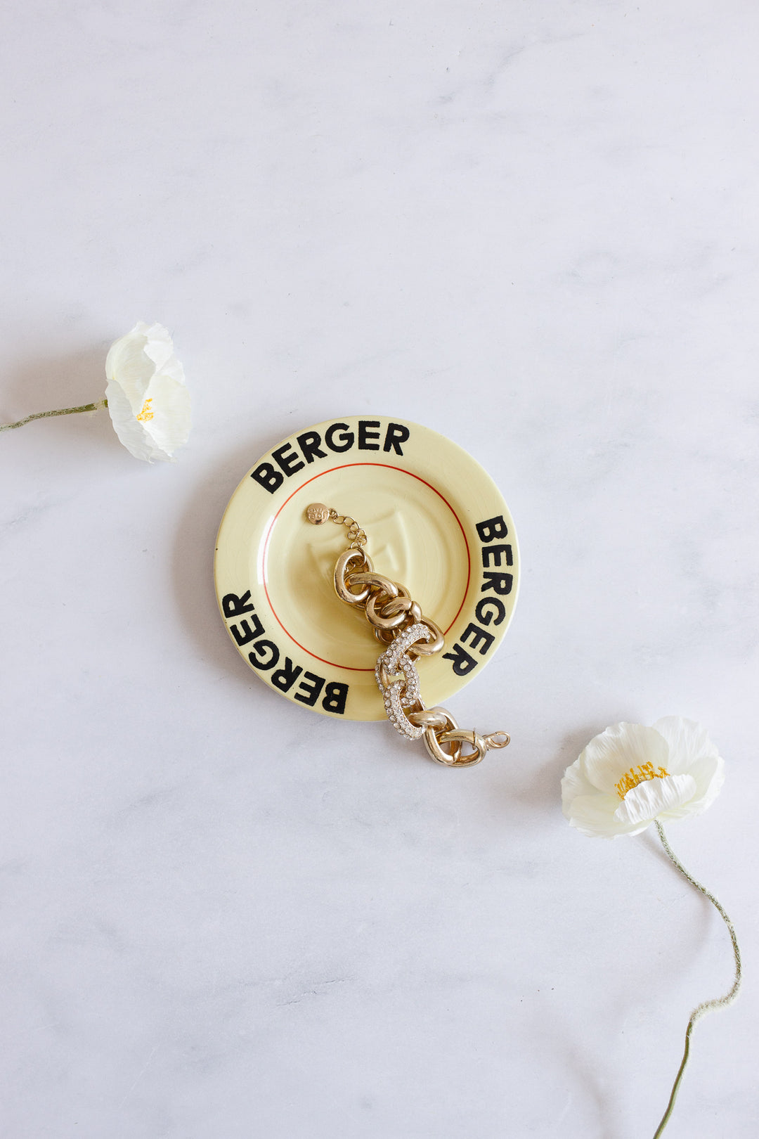 vintage french advertising ashtray, “Berger”
