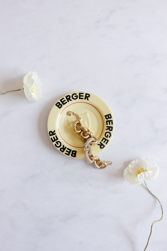 vintage french advertising ashtray, “Berger”