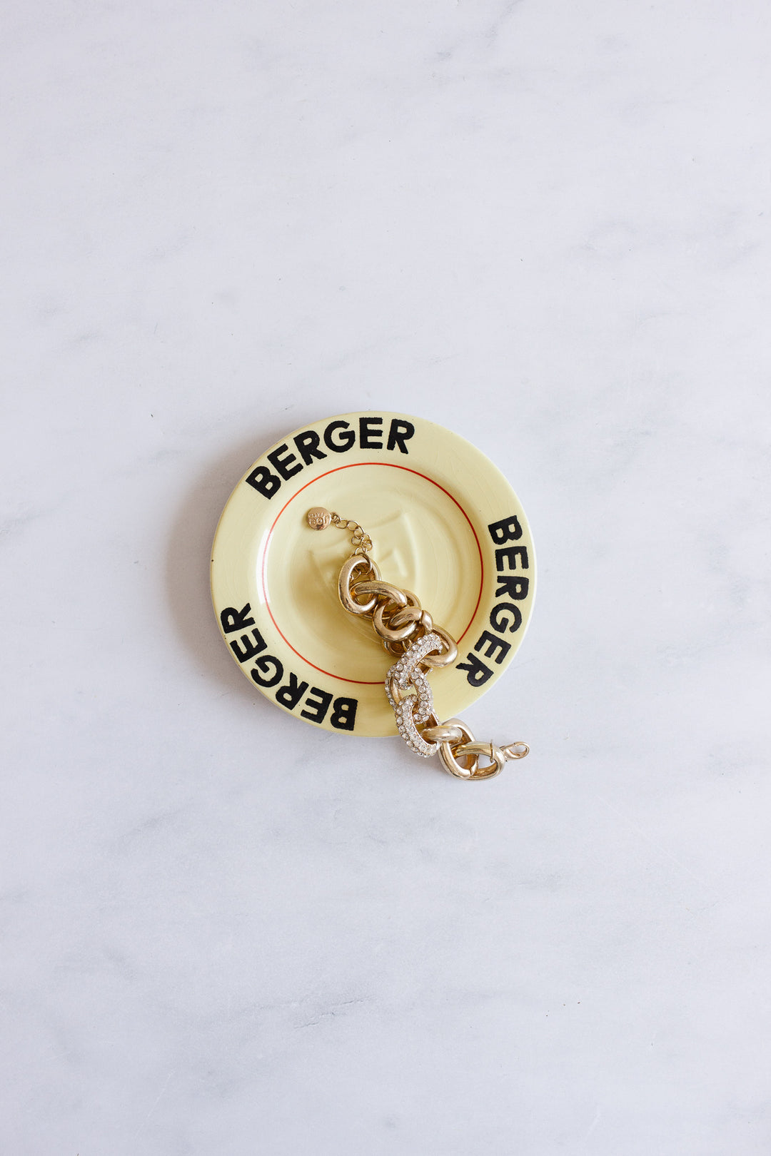 vintage french advertising ashtray, “Berger”