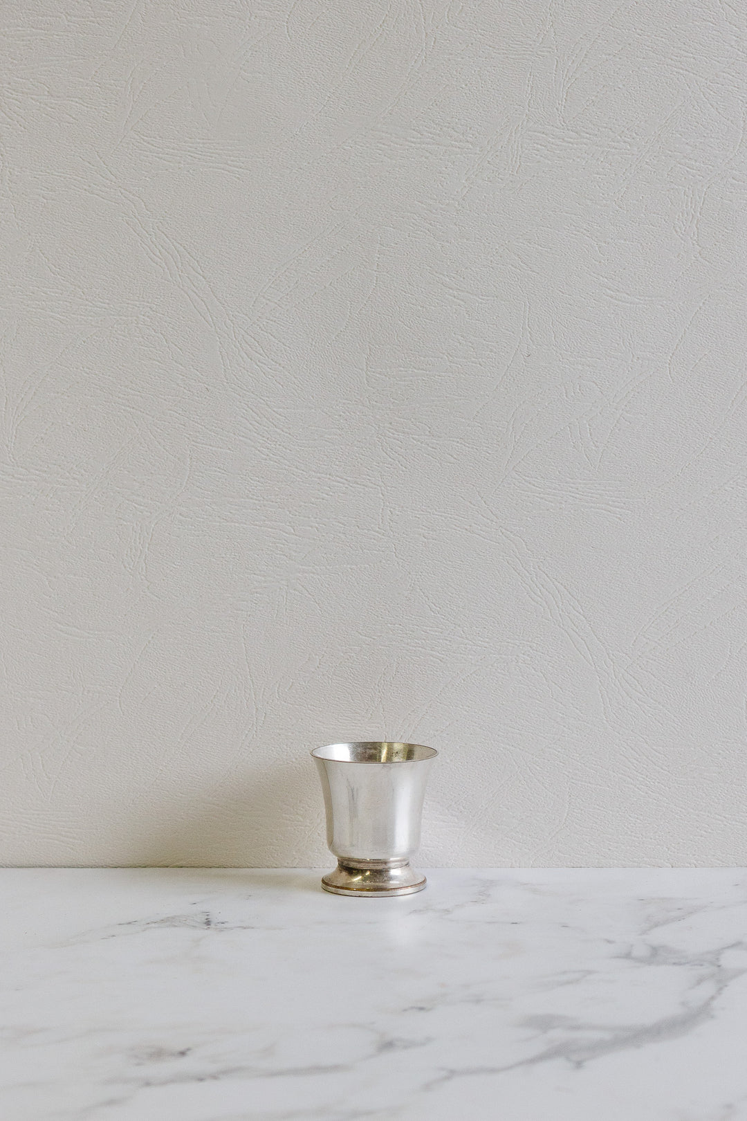 antique french silver plate "coquetier"