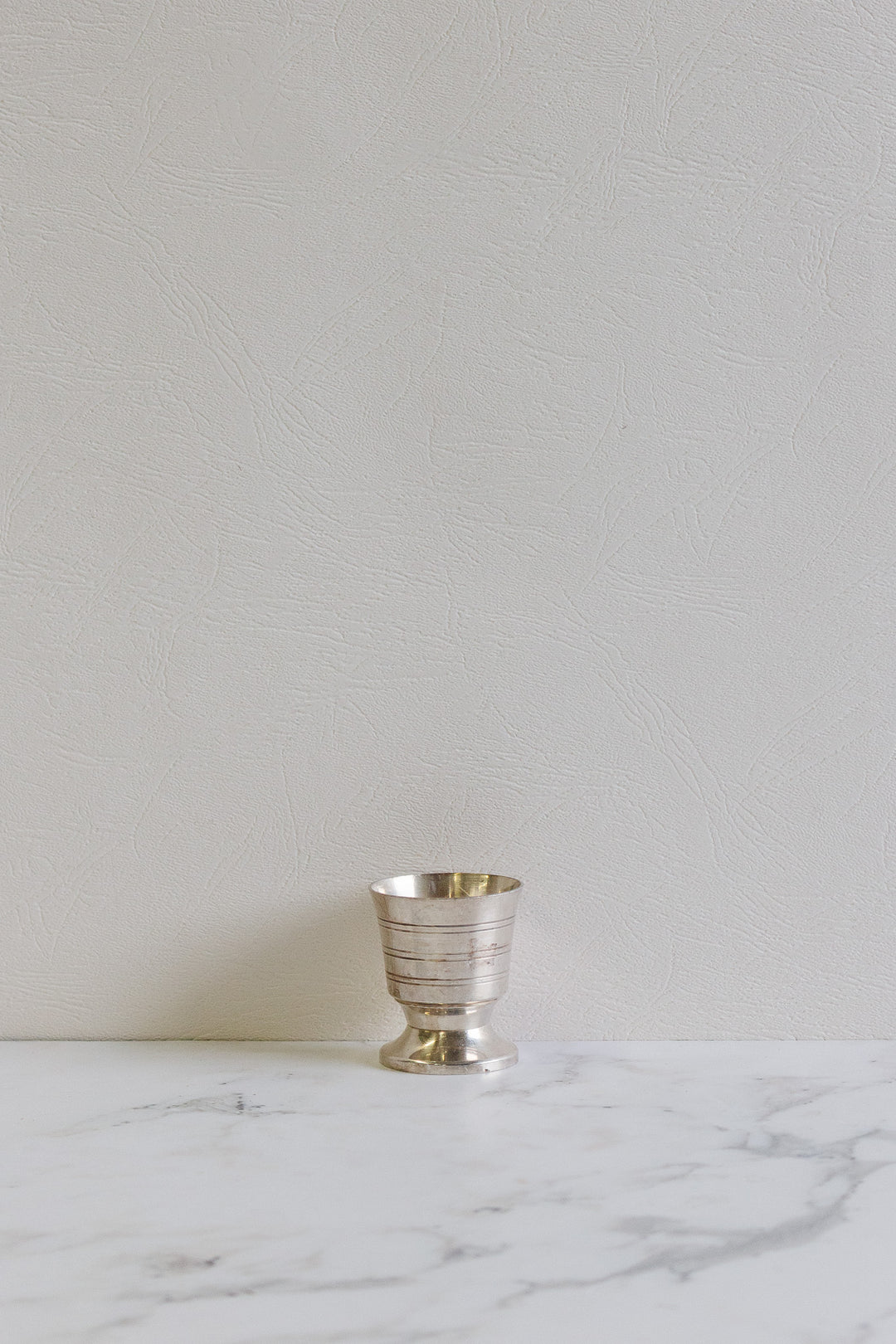 antique french silver plate "coquetier"