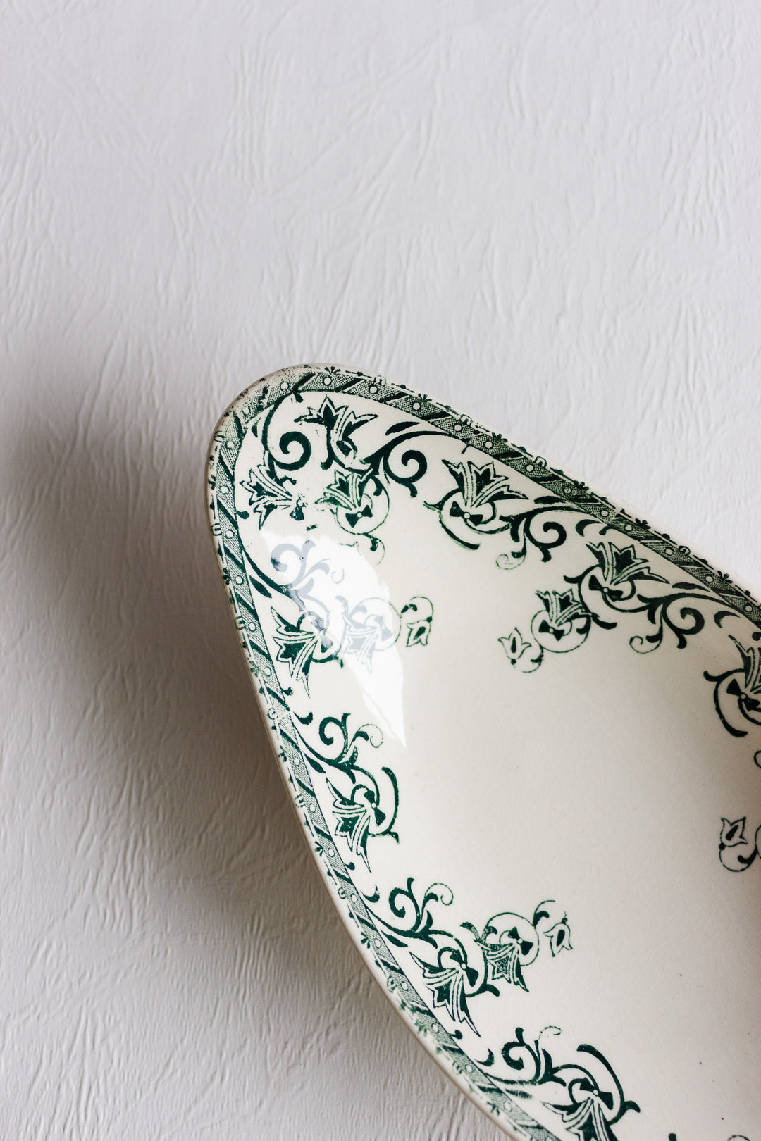 antique french sarreguemines "suzanne" ravier
