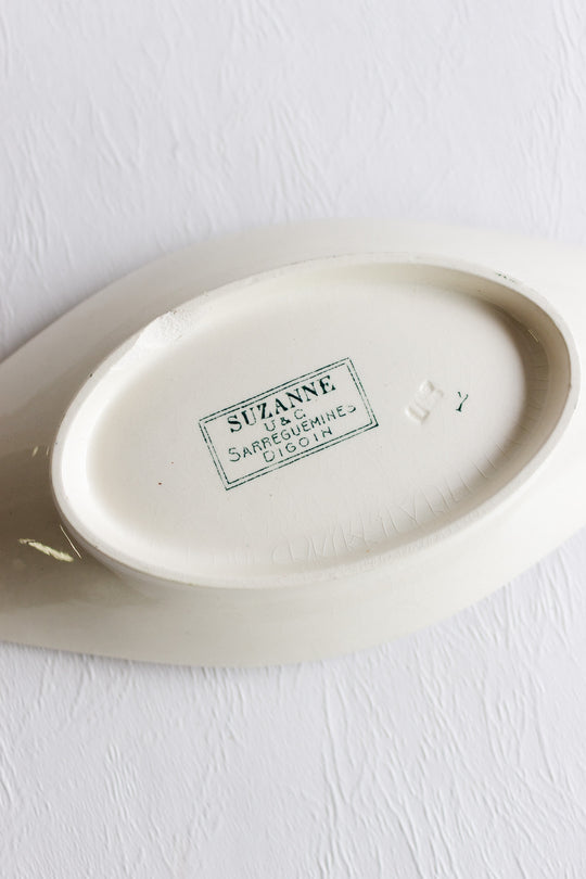 antique french sarreguemines "suzanne" ravier