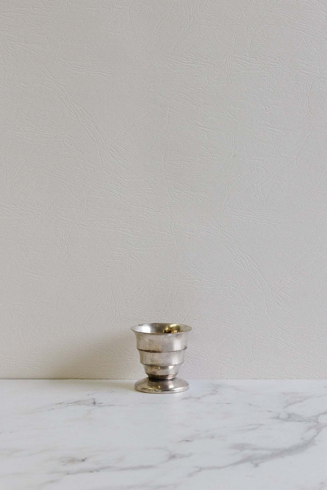 antique french silver plate "coquetier"