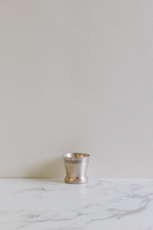 antique french silver plate "coquetier"