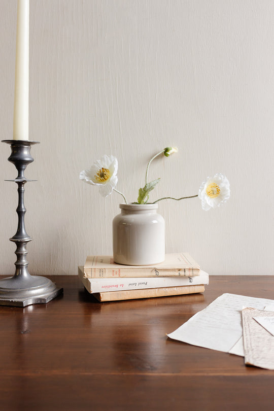 vintage quintessentially french mustard jar