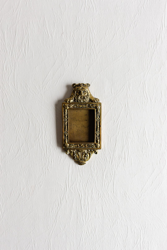 early 20th century french brass photo frame