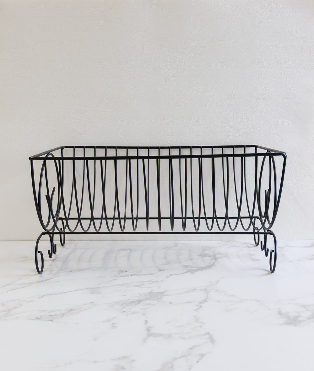 vintage french metal dish rack