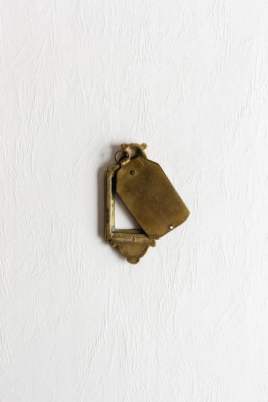 early 20th century french brass photo frame