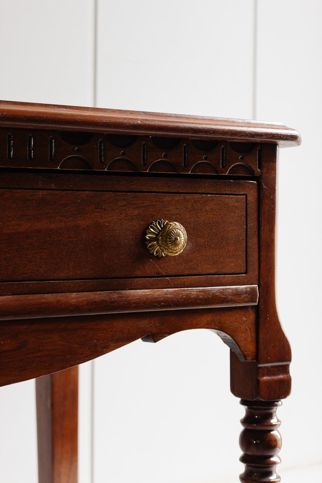 antique french brass drawer pull