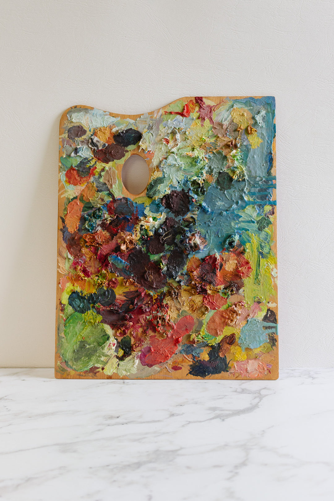 vintage french artist's palette