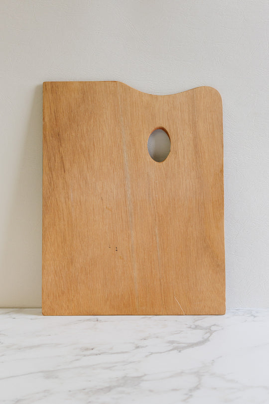 vintage french artist's palette