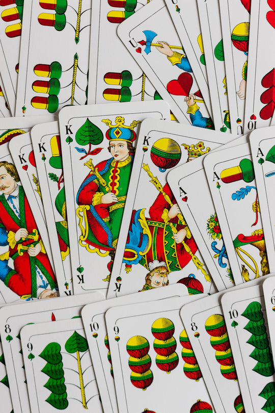 vintage german deck of playing cards