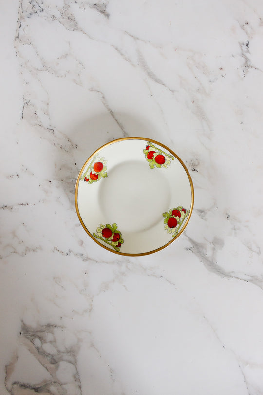 rare antique french handpainted and signed confit pot