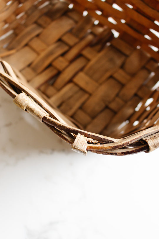 vintage french market basket