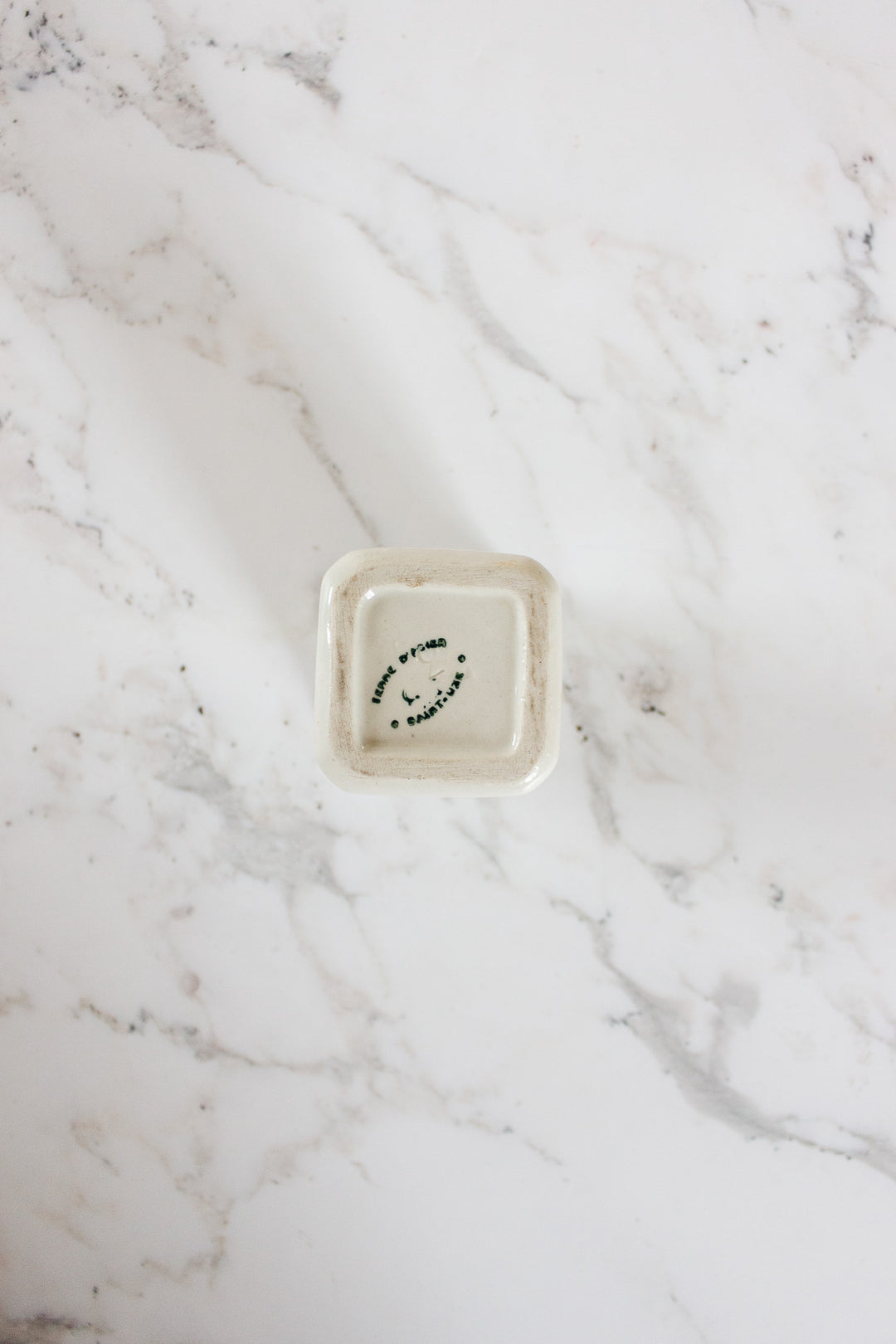 rare 1920s french st. uze porcelain tea cannister