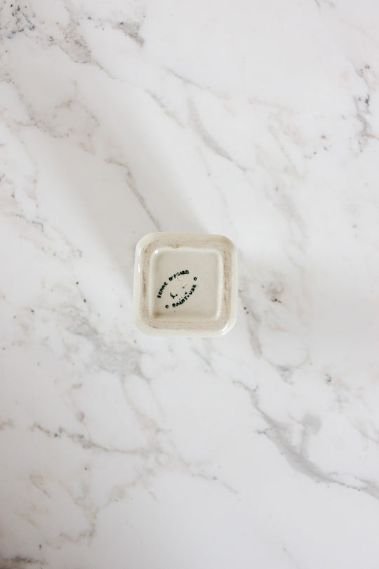 rare 1920s french st. uze porcelain tea cannister