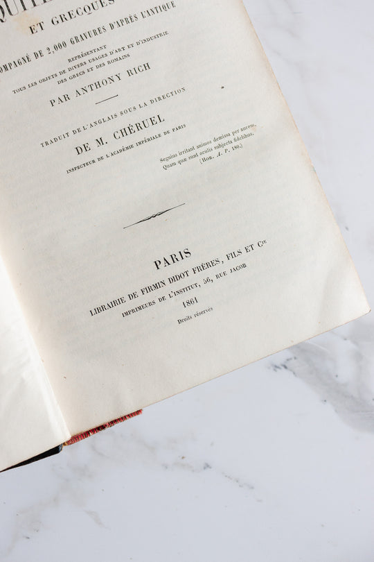 dictionnaire des antiquités romaines et greques 1861