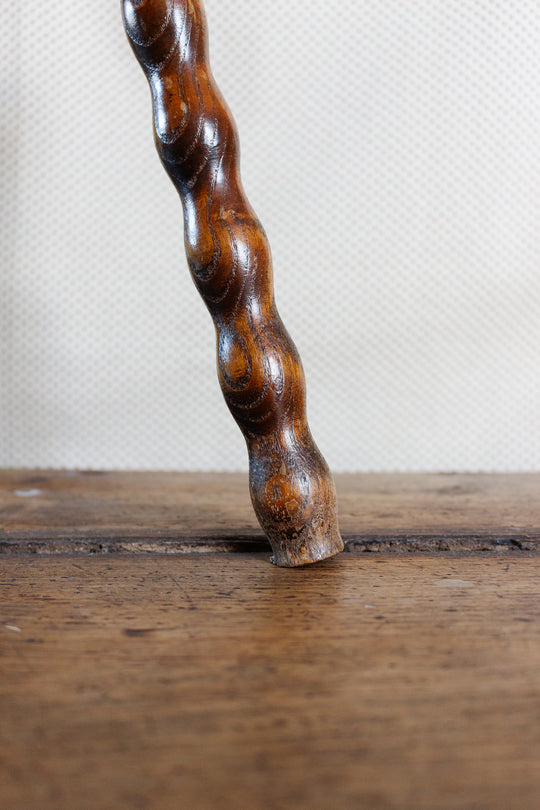 vintage french bobbin leg stool