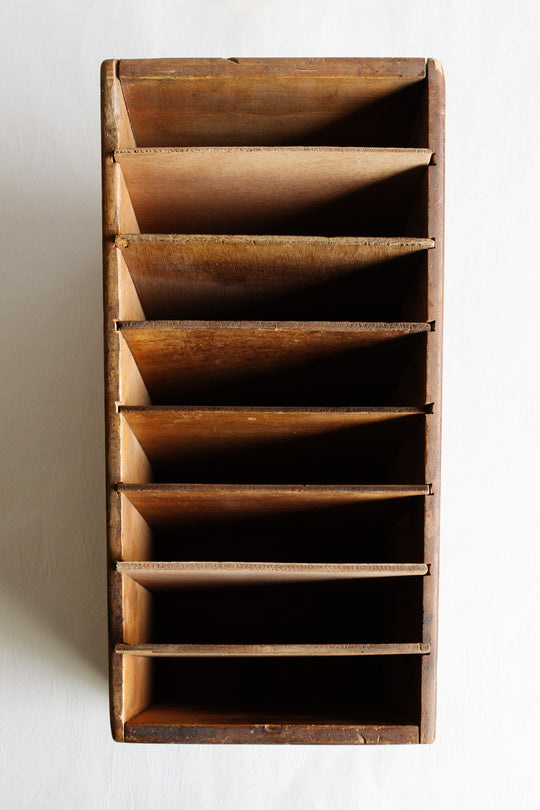 antique french wooden boîte à lettres