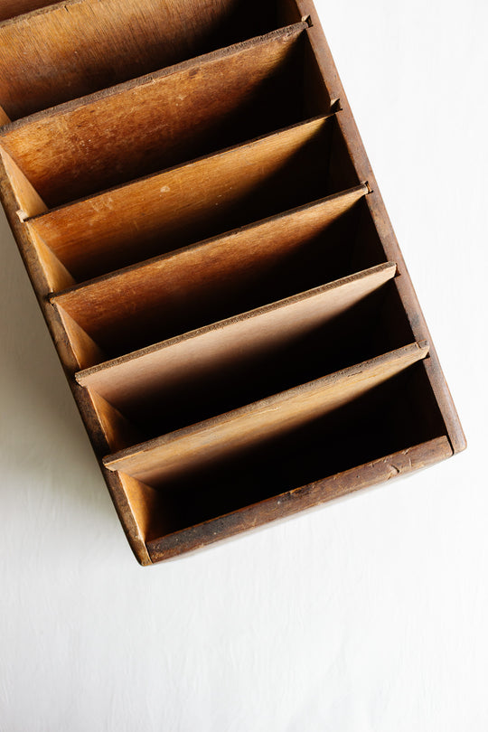 antique french wooden boîte à lettres