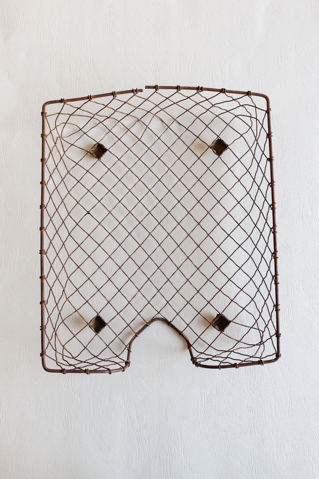 antique french metal "panier de bureau"