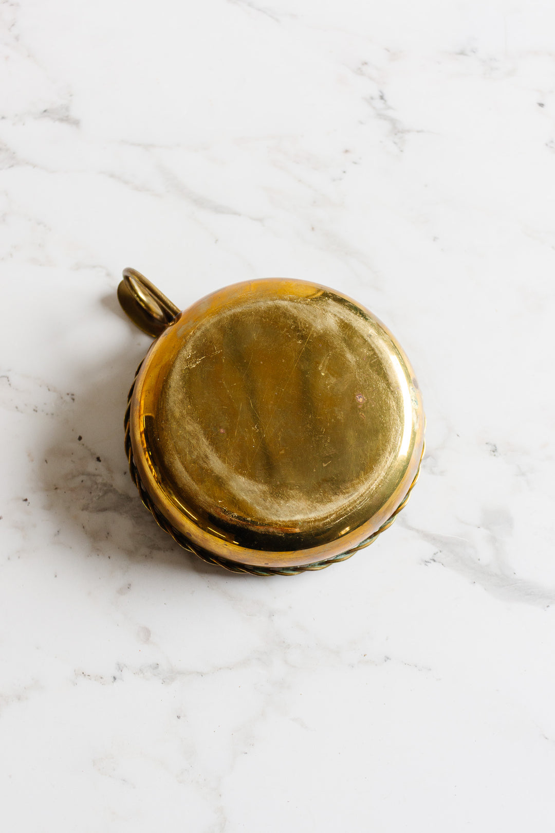 extra large midcentury french brass pheasant "vide-poche"