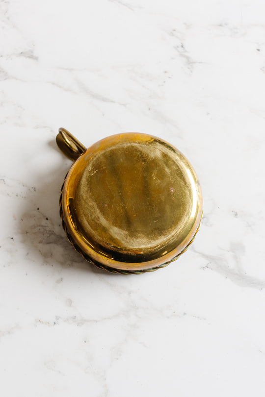 extra large midcentury french brass pheasant "vide-poche"