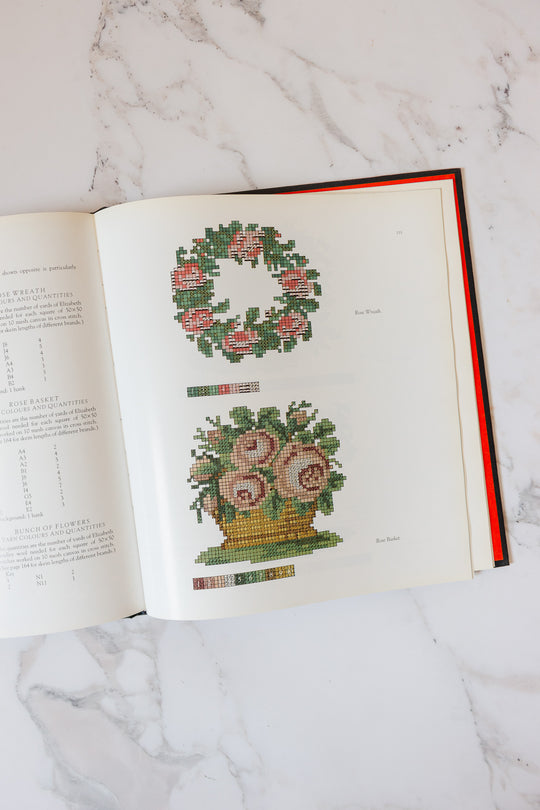 vintage book, “decorative Victorian needlework”