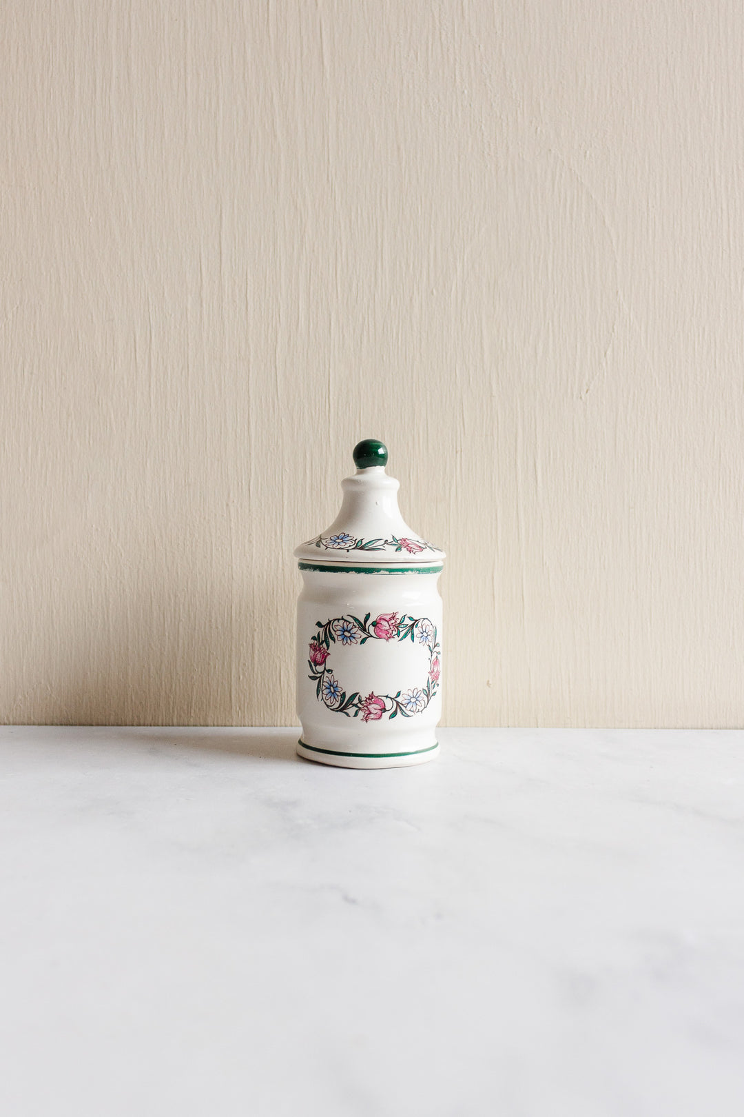 vintage french "moutarde de parizot" lidded mustard pot with spoon