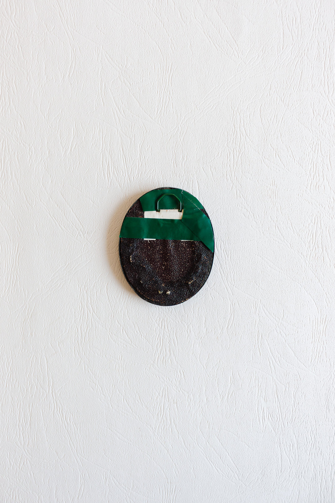 antique napolean french relic of madonna and child in an ebonized frame