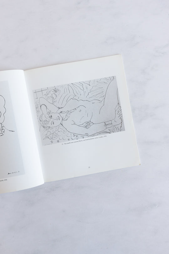 vintage french art book, “henri matisse: dessins”