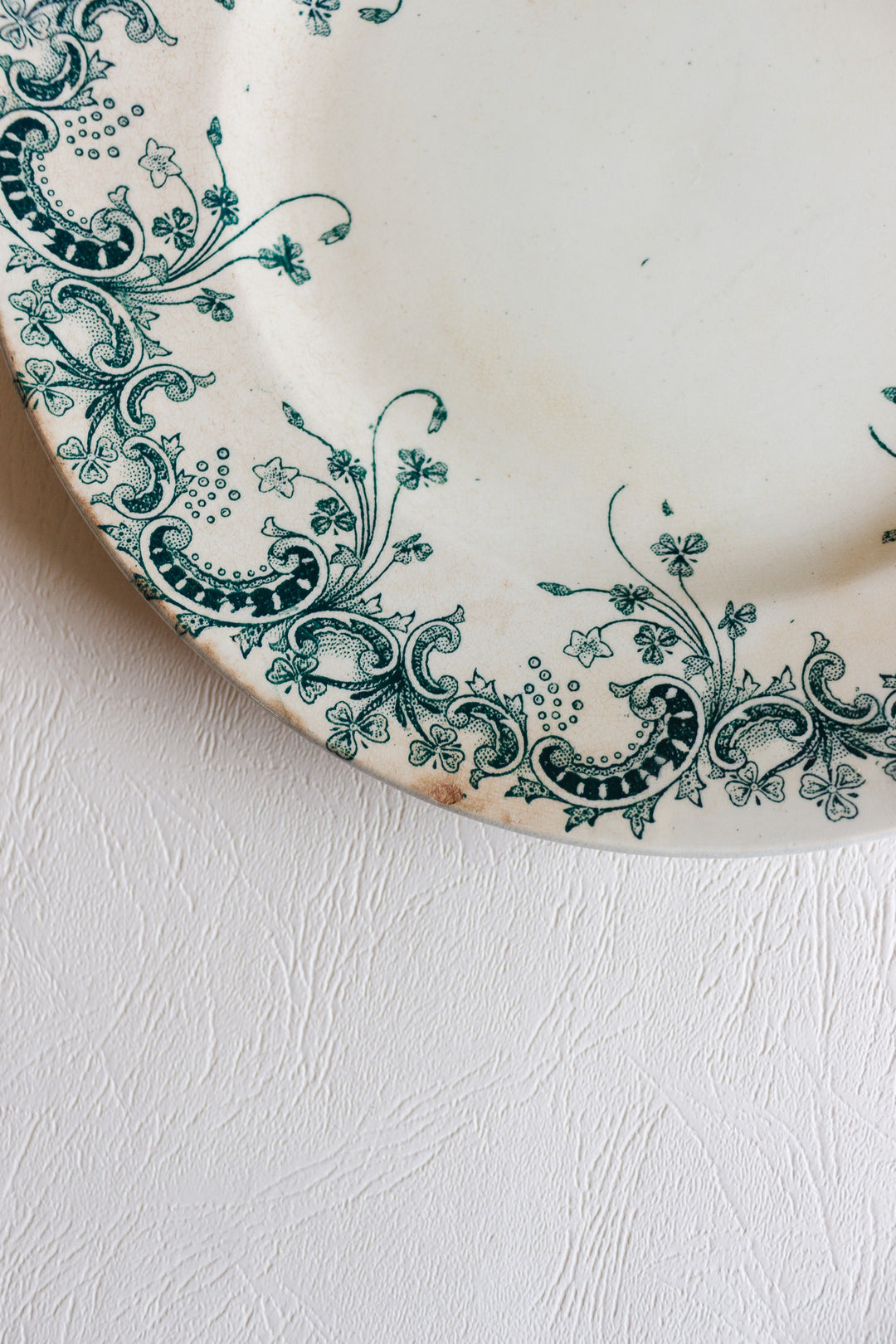 antique french transferware plate