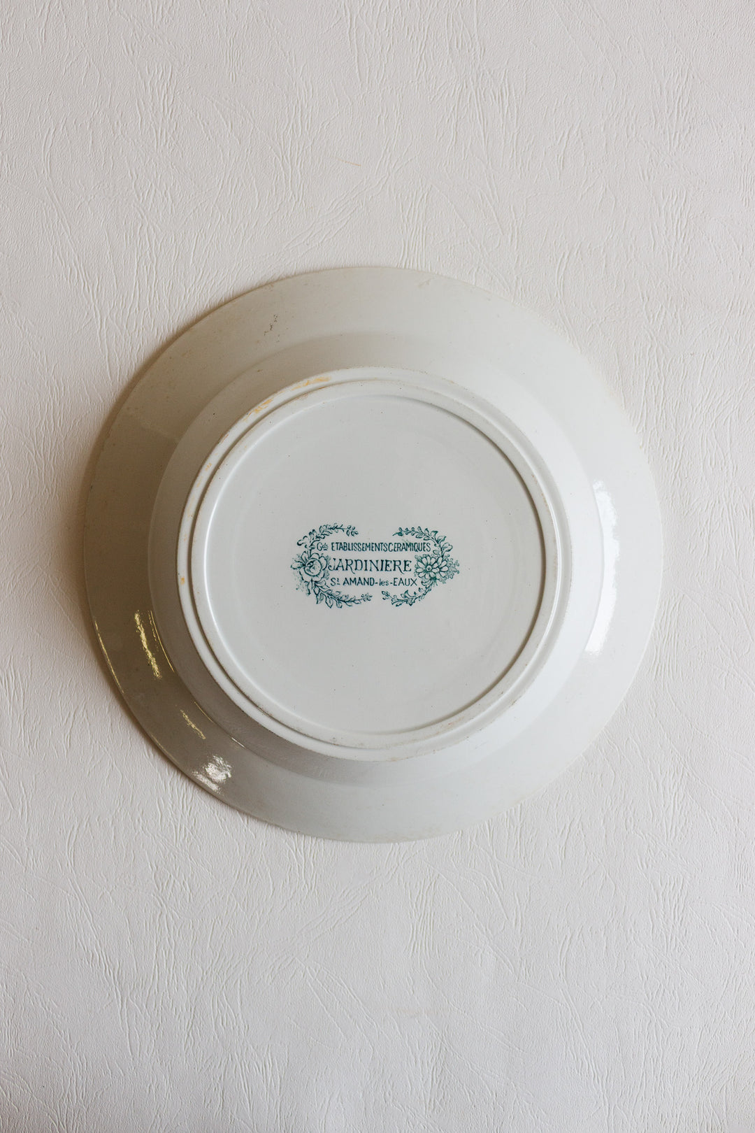 établissements céramiques de saint-amand-les-eaux "jardinière" deep serving dish