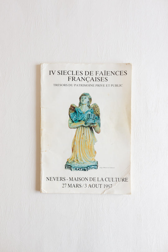 1987 french exposition "faïence francaises" catalogue