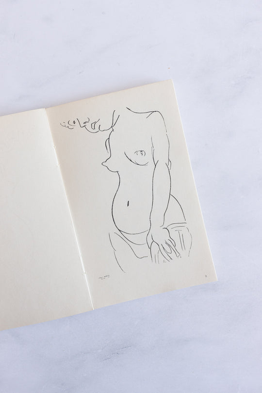 rare midcentury French art book, "Henri matisse: dessins"