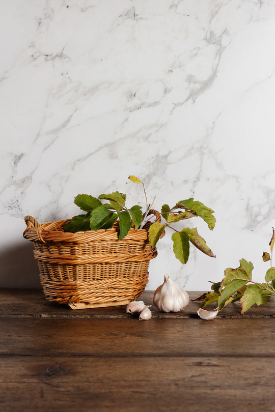 vintage french "panier carré"