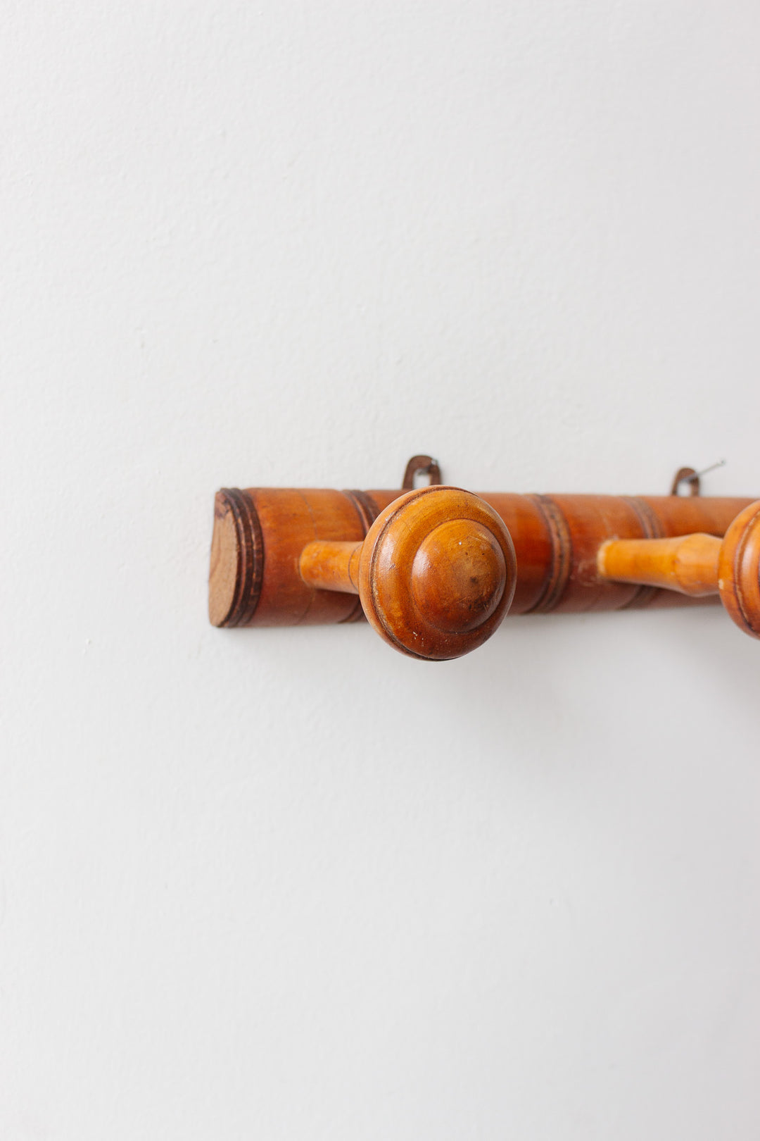 1930s french faux bamboo 3 prong patère