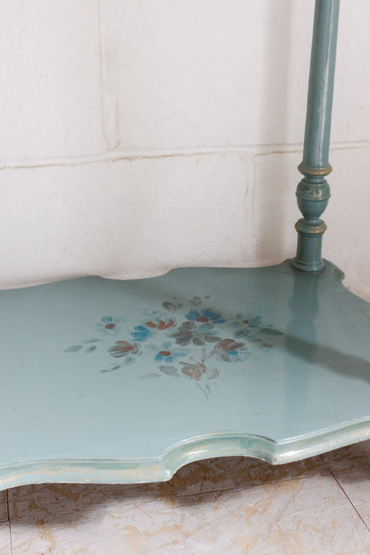 vintage french robin's egg blue "table à ouvrage"