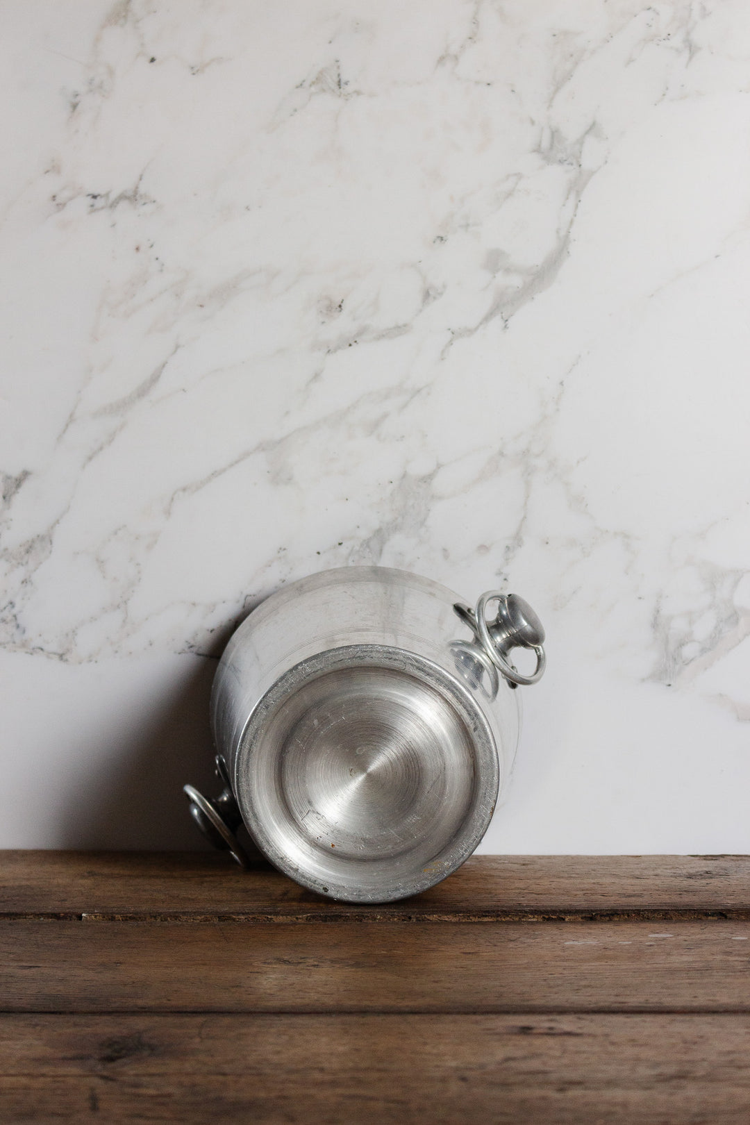 vintage french aluminum Billecart-Salmon champagne bucket