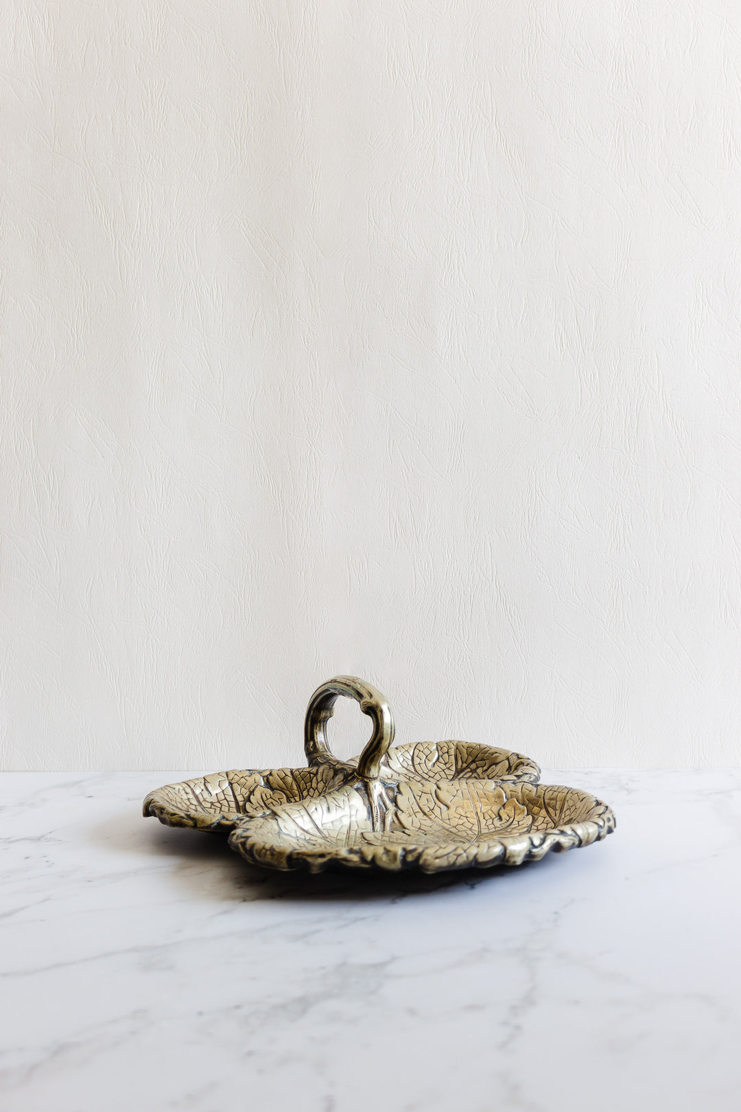 vintage french trefoil dish