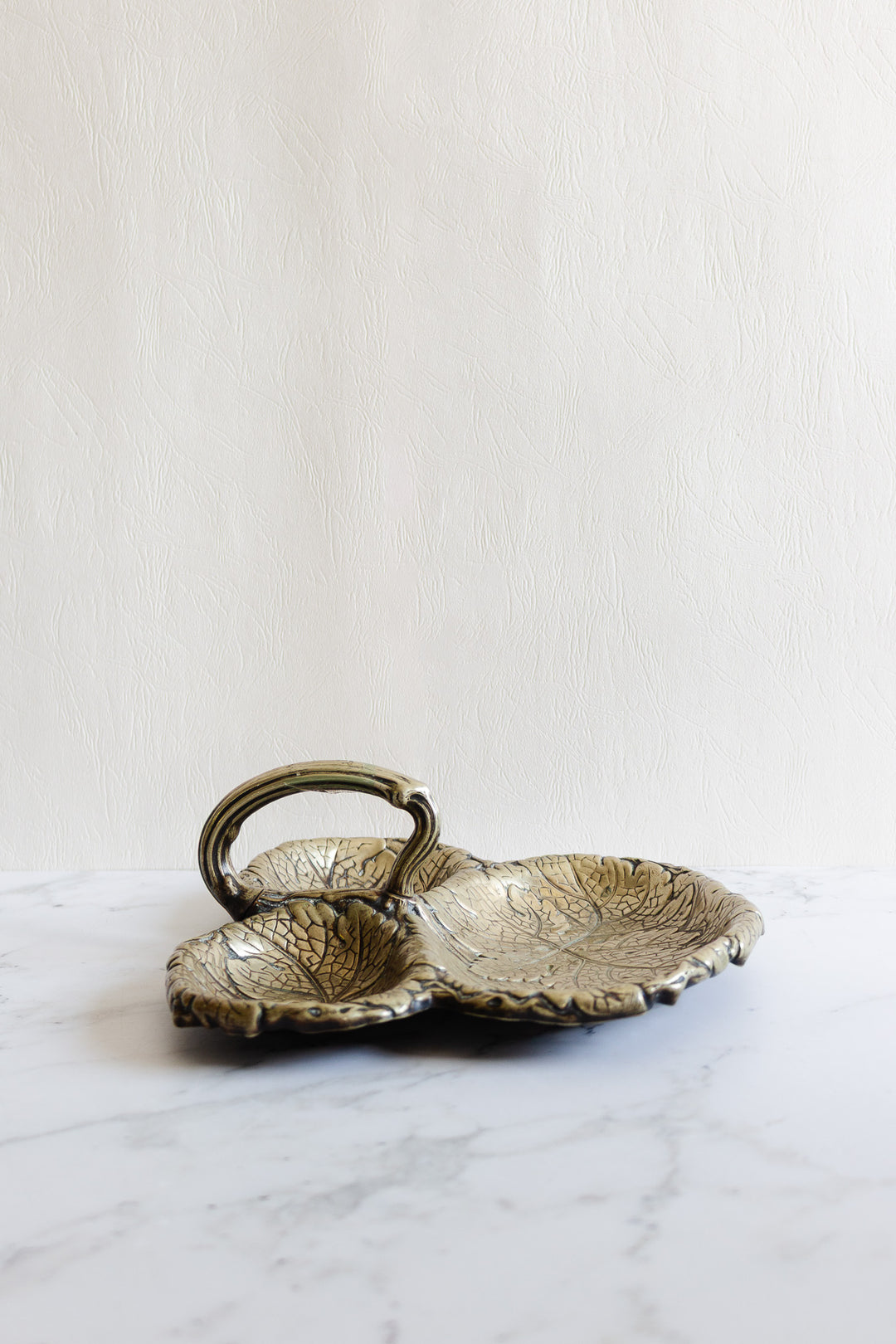 vintage french trefoil dish