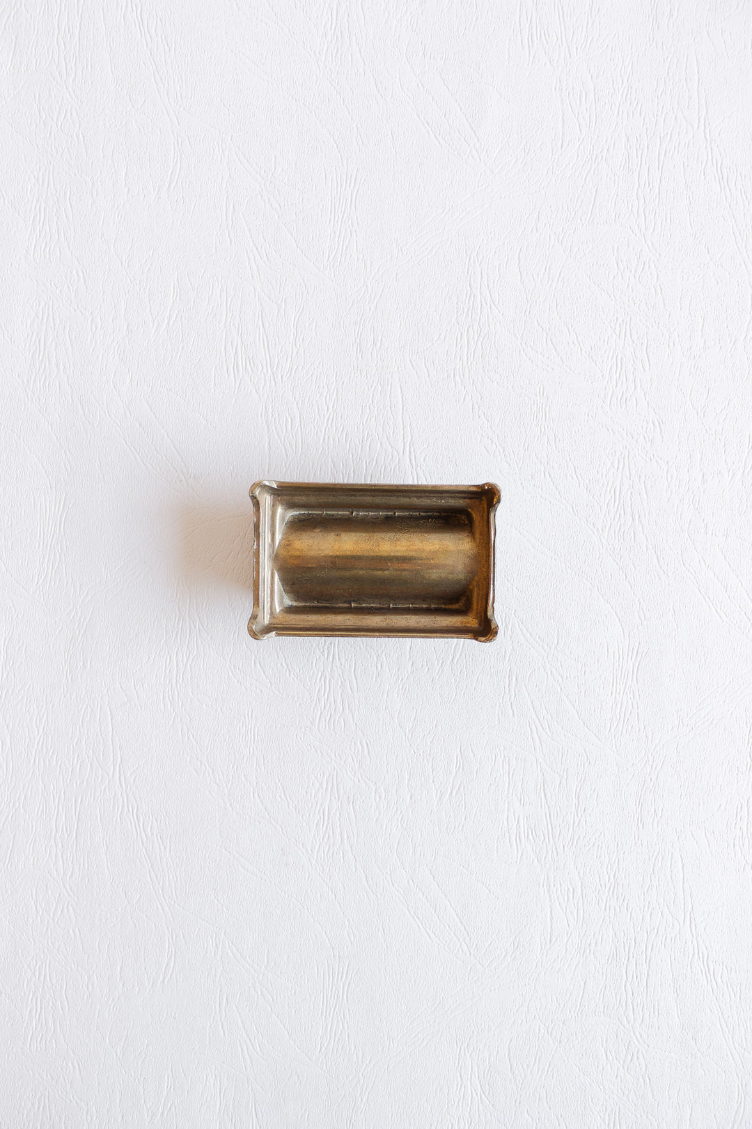 antique french brass stamp box