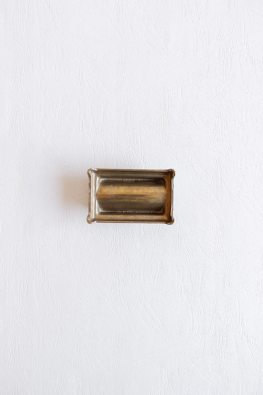 antique french brass stamp box