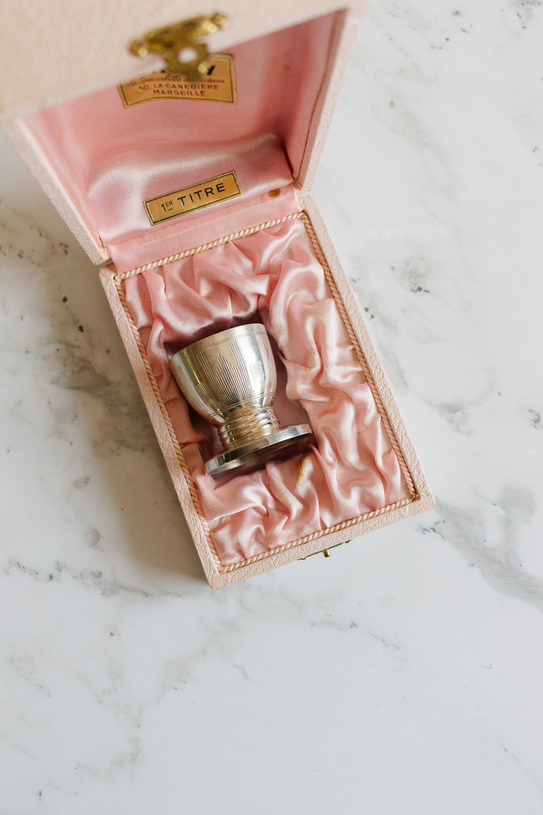 vintage french cadeau boxed coquetier